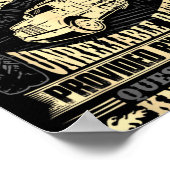 Poster Funny Concrete Finisher We Do Presicion Guess Work (Coin)