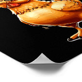 Poster Funny Cool Chicken Sungles Caw F Humor For Men Wom (Coin)