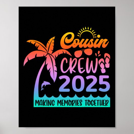Poster Funny Cousin Crew 2025 Summer Group Making Memorie (Devant)