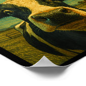 Poster Funny Cow Farm Alien Selfie Ufo Zoo Boys Girls Kid (Coin)