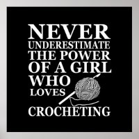 Funny crochet citation crocheters cadeau