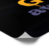 Poster Funny Cross Cat dit Go Away (Coin)