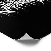 Poster Funny Cross Jesus God Is Love Death Metal Design (Coin)