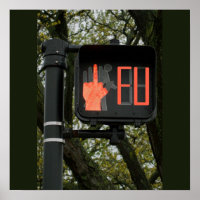 Funny Cross Walk dit FU