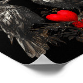 Poster Funny Crow F-caw-f Valentines Day Black Bird Fcawf (Coin)