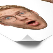 Poster Funny Custom Face Selfie 30th Birthday (Coin)