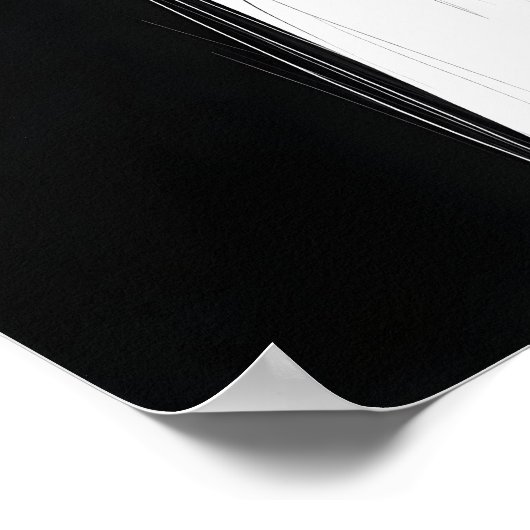 Poster Funny Cute Black cat (Coin)