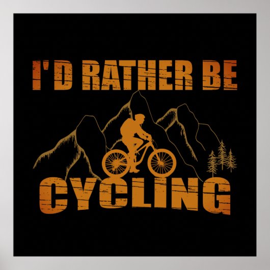 Poster funny cycling quotes (Devant)