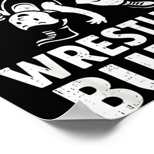 Poster Funny Dad And Son Daughter Kids Wrestling Wrestler (Coin)