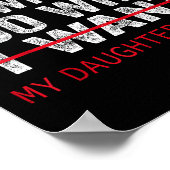 Poster Funny Dad Father I'm A Grown Man I Do What My Daug (Coin)