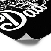 Poster Funny Dad Of Four Toddler Kids Fathers Day Fist Bu (Coin)