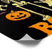 Poster Funny Dad To The Bone Skeleton With Kids Halloween (Coin)