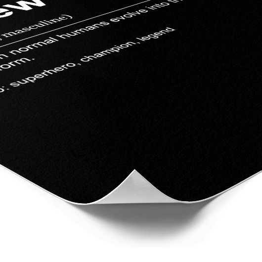 Poster Funny Definition Quote For The Name Matthew _ (Coin)