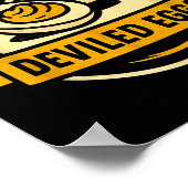 Poster Funny Deviled Eggs Thanksgiving Food Humor  (Coin)