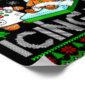 Poster Funny Did You Try Icing It Christmas Gingerbread X (Coin)