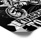 Poster Funny Dirt Bike Art For Boys Girls Motocross Dirt (Coin)