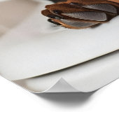 Poster Funny Doberman Bathroom Print, Reading Newspaper (Coin)