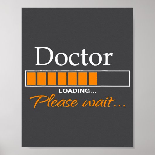 Poster Funny Doctor Loading Medical Doctor Outfit New  (Devant)