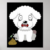 Poster Funny Dog Smells Stinky O O (Devant)