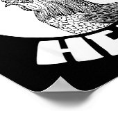 Poster Funny Don't Be A Clucking Pecker Head Chicken Farm (Coin)