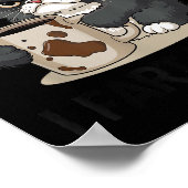 Poster Funny Don't E Me I Fart Easily Black Cat Coffee Fa (Coin)