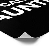 Poster Funny Don't Make Me Call My Auntie For Kids  (Coin)