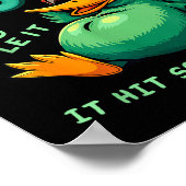 Poster Funny Duck Graphic Men Women Teens Funny Quote (Coin)