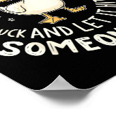 Poster Funny Duck Graphic Tees Men Women Teens Funny Quot (Coin)