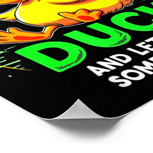 Poster Funny Duck Graphic Tees Men Women Teens Funny Quot (Coin)