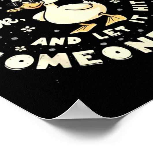 Poster Funny Duck Graphic Tees Men Women Teens Funny Quot (Coin)