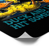 Poster Funny Duck Shirt Drôle Citation Tee - shirts Graph (Coin)