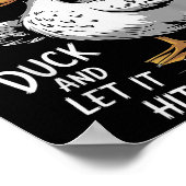 Poster Funny Duck Shirt Funny Quote Graphic Tees For Men  (Coin)