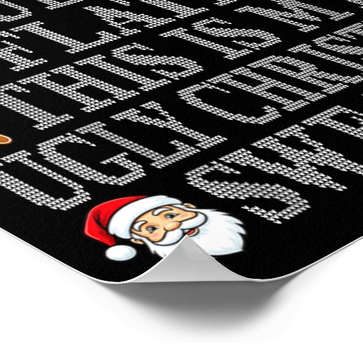 Poster Funny Due To Inflation Ugly Christmas Sweaters Men (Coin)