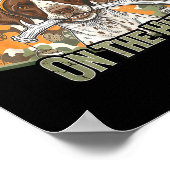 Poster Funny easter labrador retriever on the hunt bunny (Coin)