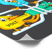 Poster Funny Electrician For Men Women Electricity Engine (Coin)