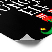 Poster Funny Elf Family Christmas The Hungry Elf Sweater  (Coin)