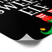 Poster Funny Elf Family Christmas The Sweet Elf Sweater M (Coin)