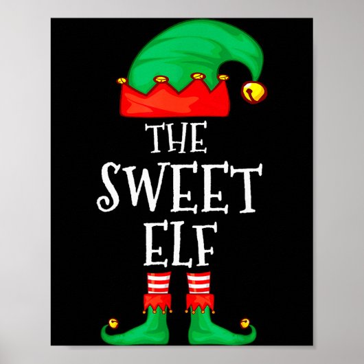 Poster Funny Elf Family Christmas The Sweet Elf Sweater M (Devant)