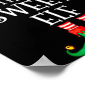 Poster Funny Elf Family Christmas The Sweet Elf Sweater M (Coin)