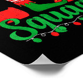 Poster Funny Elf Squad Santa Hat Family Matching Christma (Coin)