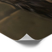 Poster Funny Emu Bathroom Print, Newspaper Reading Animal (Coin)