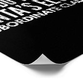 Poster Funny Englieacher About Grammar And Christmas (Coin)