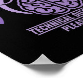 Poster Funny Epilepsie Sensibilisation Mon Cerveau Différ (Coin)