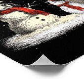 Poster Funny Er Spaniel Dog In The Snow Tree Christmas Wi (Coin)