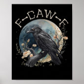 Poster Funny F-caw-f Black Crow Fcawf Black Crow (Devant)