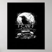 Poster Funny F-Caw-F Books Skulls Gothic (Devant)