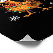 Poster Funny F-Caw-F Christmas Chicken Classic (Coin)