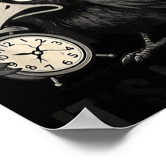 Poster Funny F-caw-f Its Monday Black Bird Women Men (Coin)