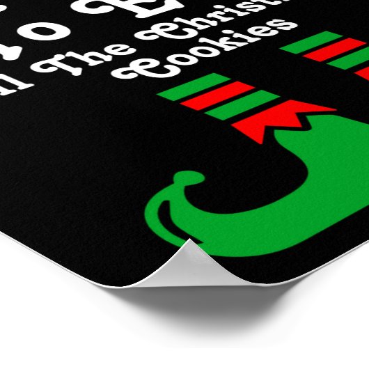 Poster Funny Family Christmas Most Likely To Elf (Coin)