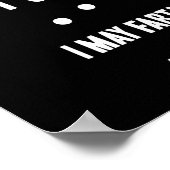 Poster Funny Fart Don't Stand Toot Close I May Fart (Coin)